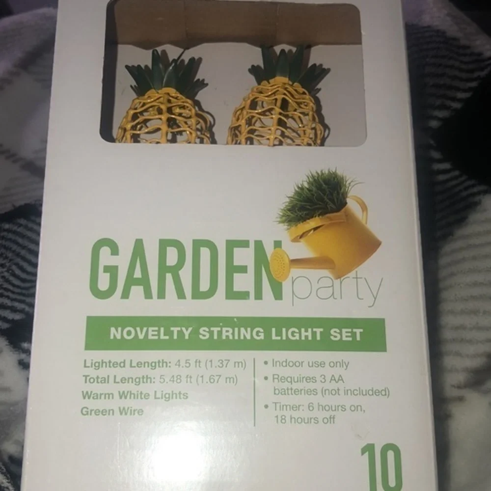 Pineapple Novelty String Light Set Warm White‎ New